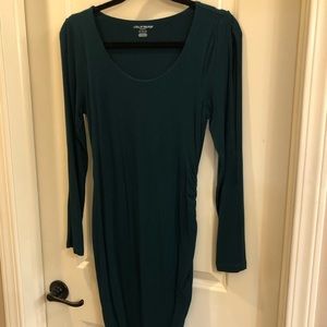 Pea in the Pod M green maternity dress